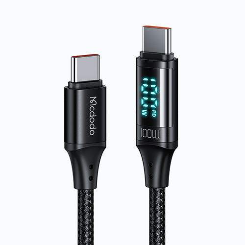 Digital Display 100W Type-C To Type-C Data Cable 1.2m