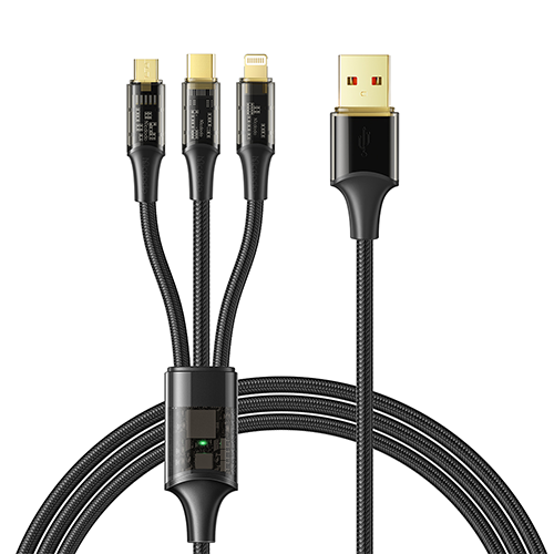 Mcdodo 3 in 1 USB-A To ( Lightning + Micro + Type-c ) Super Fast charge