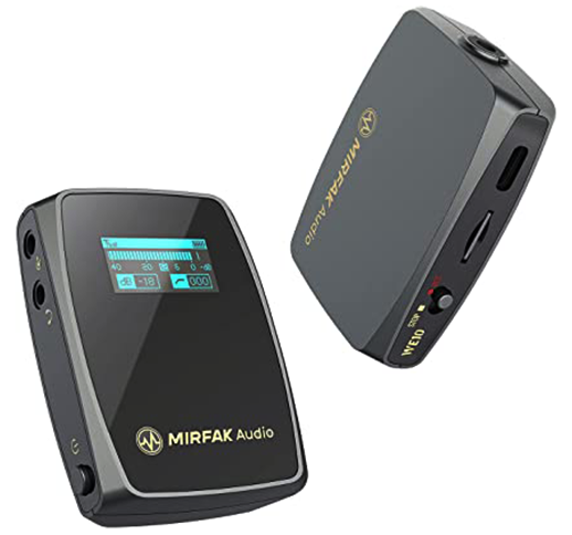MIRFAK WE10 Pro Compact Wireless Microphone System