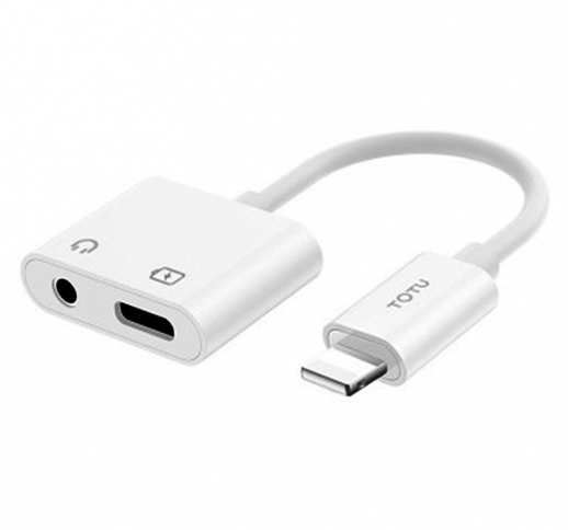 TOTU Dual Lightning Audio Connector (Lightning and 3.5mm) EAUC-18 Glory Series
