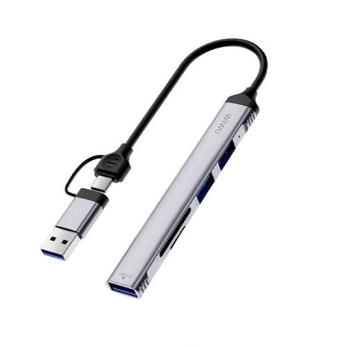 WiWU WI-HB003 Zolo 5 in 1 USB-A+Type-C Hub