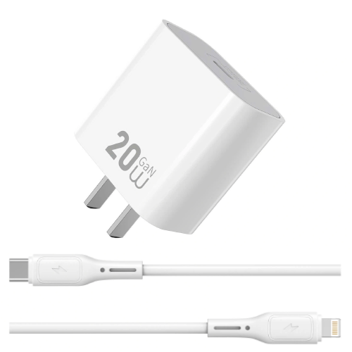 Wiwu Wi-G001 Essen 20W PD Fast Charger Type-C to USB Lightning