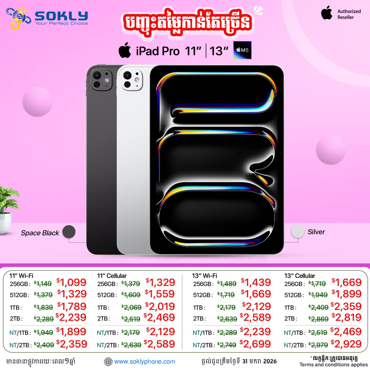 iPad Pro 11" / 13" M5