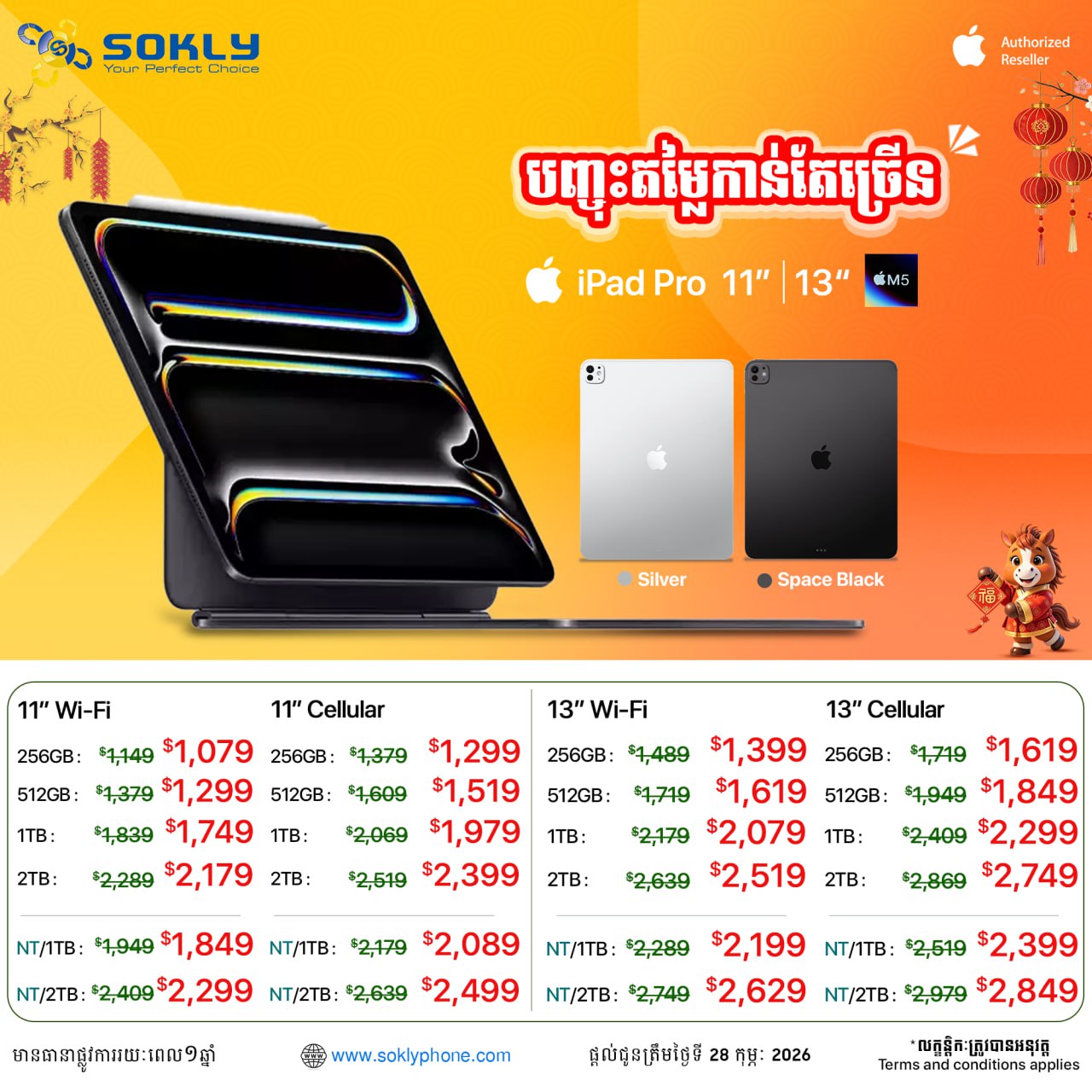 iPad Pro 11" / 13" M5