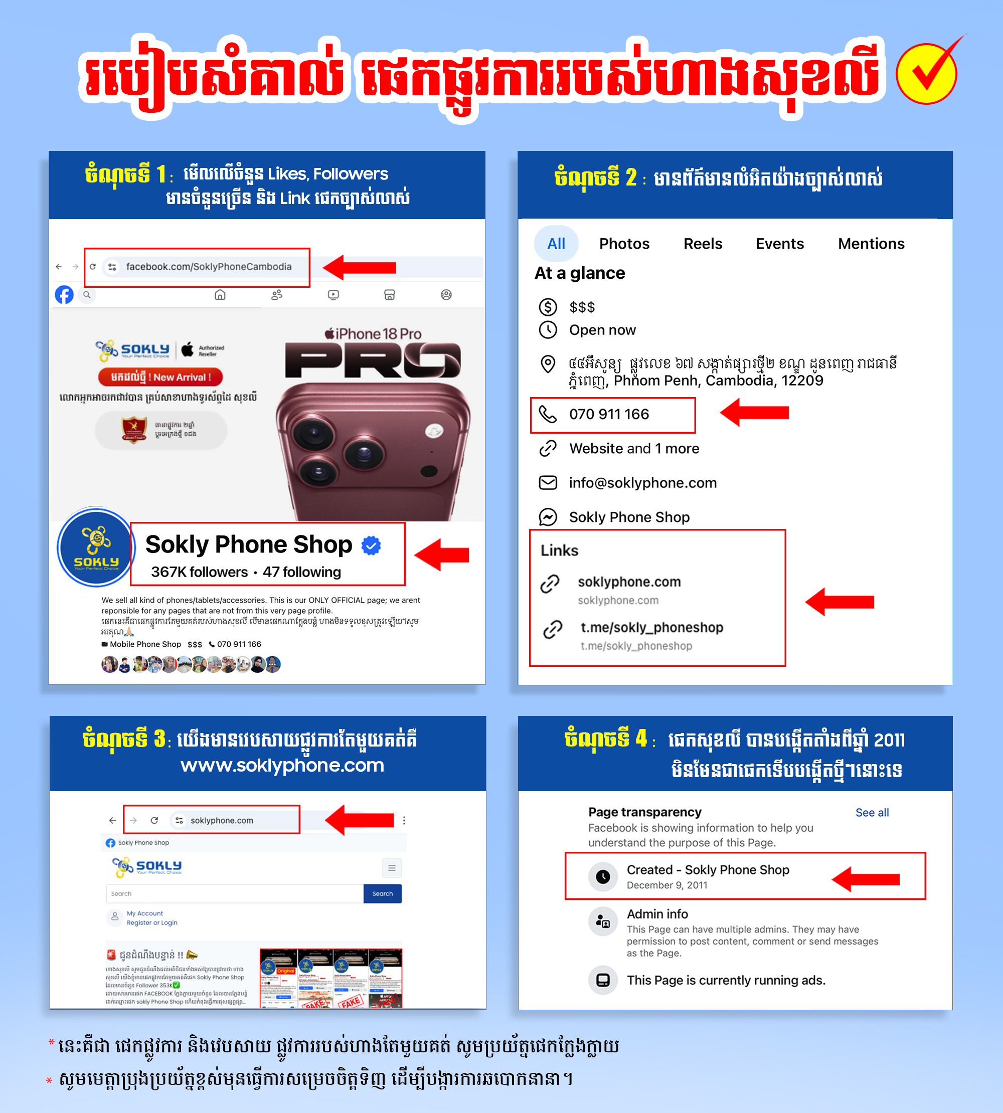 Face Page